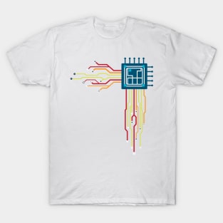 Computer chip - Creative illustration T-Shirt